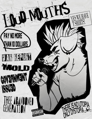 Fictional punk flyer